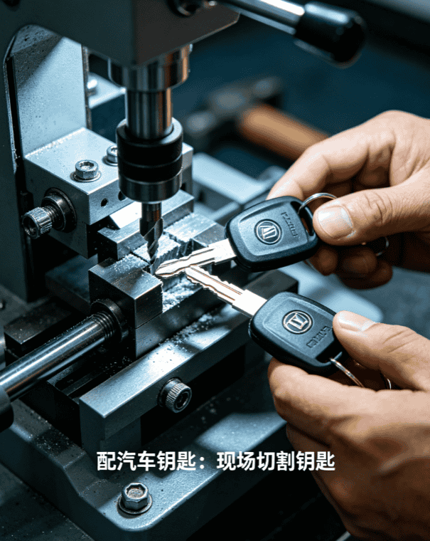 现场切割配汽车钥匙