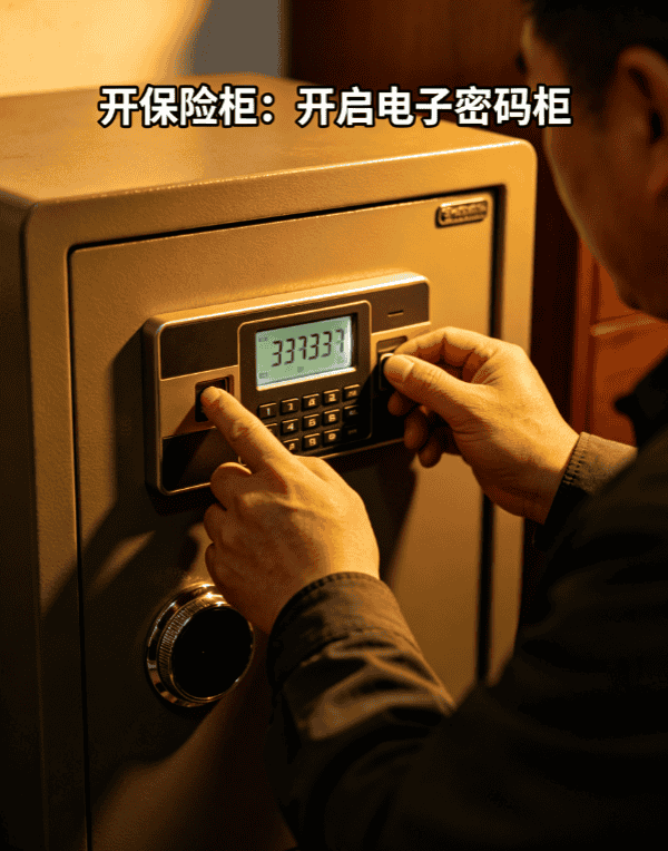 电子密码柜开启