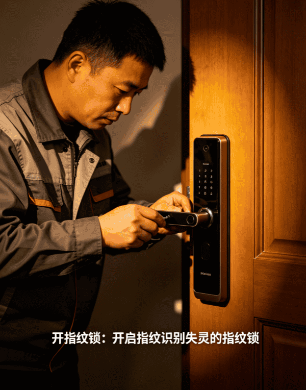 维修识别失灵指纹锁